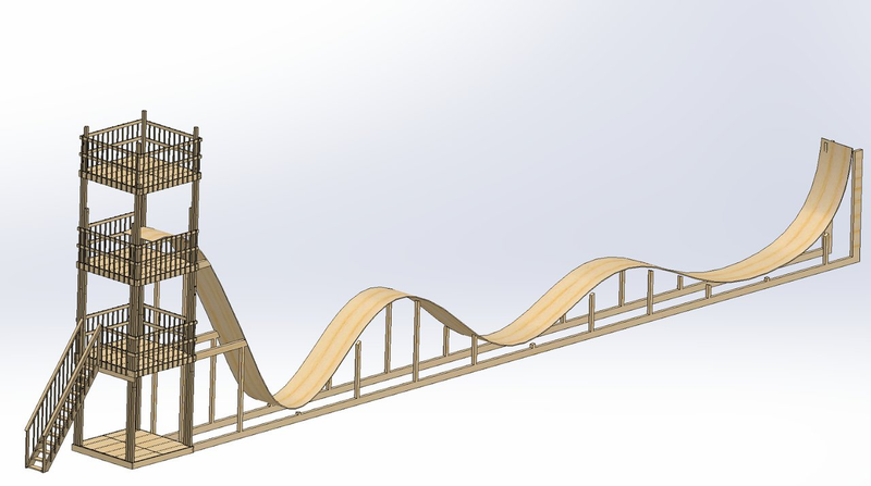 Illustration for article titled MIT Students Build Handmade Wooden Roller Coaster For Incoming Freshmen